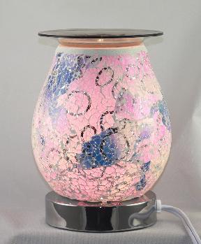 ED-361 Crackle Glass Pink Design