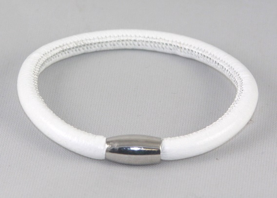 EFRS-1White Lamb Leather Bracelet