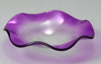 Large Purple wavy Top