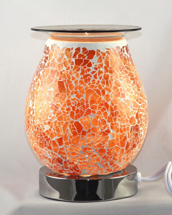 ED-361 Crackle Glass Oil Burner