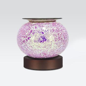 ET-523 Electric Pink Crackle Glass